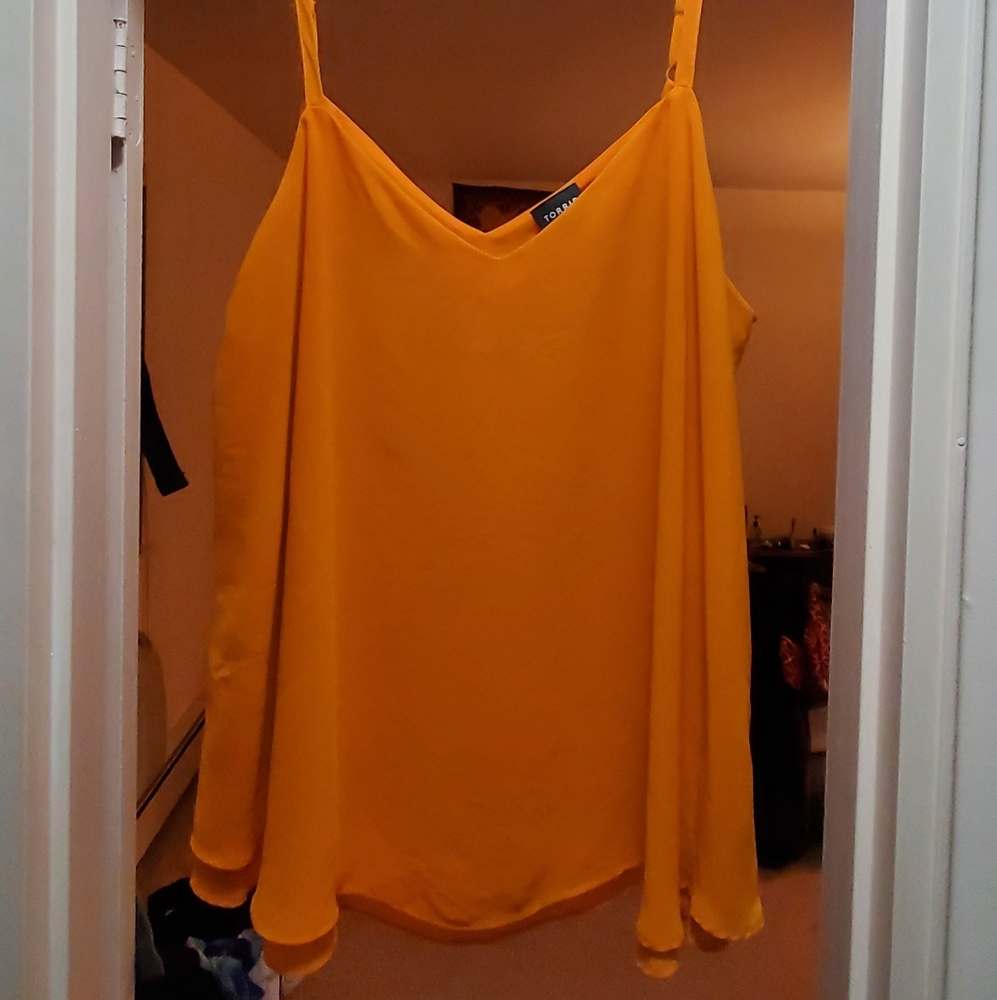 Flowy Spaghetti Strap Blouse